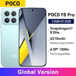 Global Version POCO F8 Pro 5G Snapdragon® 8 Elite 6.59" 120Hz POCO HyperRGB AMOLED Display 50MP camera with OIS Smartphone
