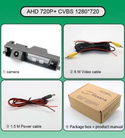 Vehicle Rear View Camera For Toyota Aygo AB40 For Citroen C1/Peugeot 108 2014-Present Car AHD 1080P FishEye HD Night Vision