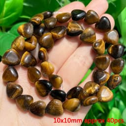 Various Styles Natural Yellow Tiger Eye Stone Beads Irregular Rondelle Column Spacer Bead for Jewelry DIY Making Bracelet Crafts