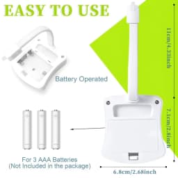 16Color Changeable LED Motion Sensor Toilet Night Light Smart Lighting for Bathroom Fashionable Bathroom Accessory Easy Lighting