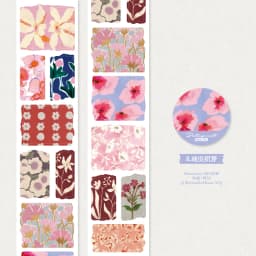 Journal GO 3m Creative Patterns Tape Stickers for Collage Junk Journal Scrapbooking Decor Handmade Masking Tape Stationery