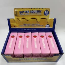2026 Hot Butter Squishy Pu Slow Rising Squeeze Creative Multicolor Stress Relief Simulated Butter Anxiety Relief Fidget Toy