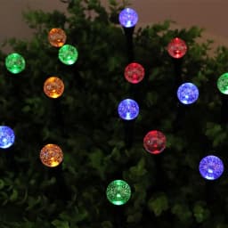 30 LED Solar Bubble Ball Lawn Lights Waterproof Christmas Solar Pathway String Light Outdoor Garden Patio Trail Lighting Decor