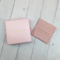 SheepSew Elegant Personalized Jewelry Packaging Set Custom Deboss Embossed Logo Drawer Box With Soft Suede Pouch For Wedding Bir