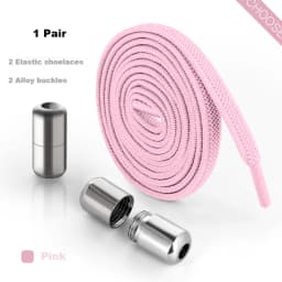 Elastic Laces Sneakers Alloy Lock No Tie Shoe Laces Flat Shoelaces for SneakersTies Kids Adult Quick Lace for Shoes Rubber Bands