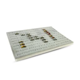 Hundred Positon Ring Display Mat Ring Storage Props Jewelry Tray Inner Liner Jewelry Box Insert Pad DIY Sponge Mat 33.5*22.5*1cm