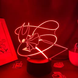 Hollow Knight Game 3D Led Neon Night Lights Birthday Toys Cool Gift For Friend Kid Bedroom Table Colorful Decor Hornet Lava Lamp