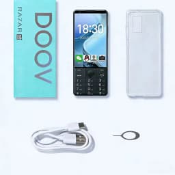 UNIWA DOOV R70 Pro 4G Smart Touch Screen Keypad Mobile Phone Android 14 4Inch 6GB RAM+128GB ROM 2120mAh Whatsapp Hebrew keyboard