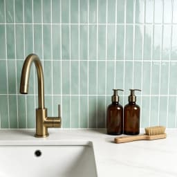 5/10 PCS Wall Sticker Peel&Stick Tile Sticker Strong Adhesive Vinyl Wallpaper Kitchen Waterproof Square Tile Stickers for Home