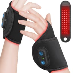 Red Light Therapy Wrist Strap Wireless Rechargeable Relieves Pain Tenosynovitis 660nm For Office Worker 850nm Wrist Belt Ankle