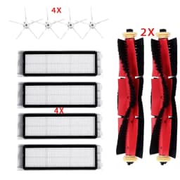 For Roborock S5 S50 S51 S52 S55 S6 S6 Pure S6 MaxV for Xiaomi 1st / SDJQR01RR Vacuum Cleaner Roller Brush Filter Wheel Mop Part