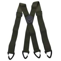 New Heavy Duty Work Suspenders for Men 3.8cm Wide with Plastic Gripper Clasps Adjustable Elastic Trouser Pants Braces-Black 1pcs