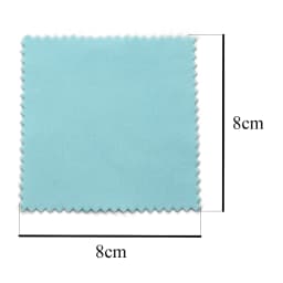 10*6.5cm/8*8cm 50pcs Silver Clean Polishing Cloth Soft Clean Wipe Wiping Cloth For Necklaces Rings Jewelry Clean Tool