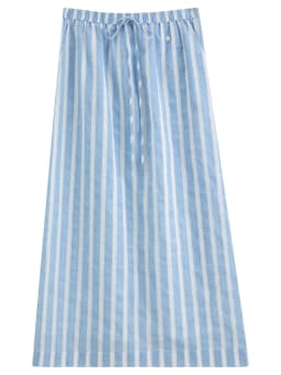 DUSHU 2026 Summer Women's High Waist A-Line Skirt with Elasticized Waist and Relaxed Fit for Daily and Summer Wear
