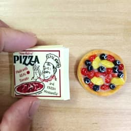 1/6 Scale Dollhouse Miniature Pizza Chicken Fried Chips Juice Mini Fast Food for Blyth BJD Doll House Kitchen Play Accessories