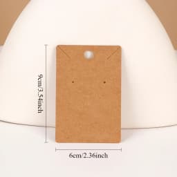 50pc 6x9cm Self-adhesive Plastic Cello Bag Earrings Display Necklaces KeyChain Cards for DIY Making Cardboard Jewelry Packaging