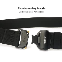 KOLBER 2024 5cm Elastic Belt for Men Aluminum Buckle Quick Release Outdoor Casual Wide Belt 2 Inch Military Tactical Girdle Male