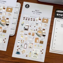 Korean Import Suatelier I Like Coffee Sticker Scrapbook Decoration PVC Stationery DIY Stickers School Office Supply