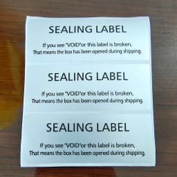 100PCS 80x30mm SEALING LABEL Sticker for Boxes Security OPEN VOID Left If Tampered Removal Proof Water Resistant Vinyl Tag