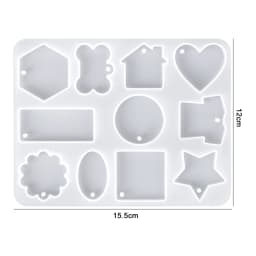 Earring Pendant Silicone Mold Epoxy Resin Mixed Style Jewelry Making Casting Molds DIY Charms Pendant Mould Creative Craft DIY