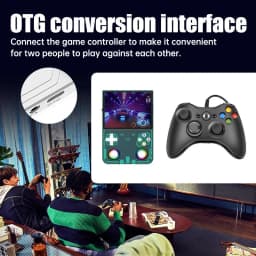 R36 Ultra X Retro Handheld Game Player WiFi Open Source Linux System 4.5" IPS Screen Hall Effect Emulator Wireless Gamepad Gift