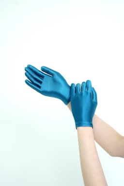XClocKNYoung satin glossy gloves satin connected finger gloves short high elasticity gloves shiny role-playing dress gloves