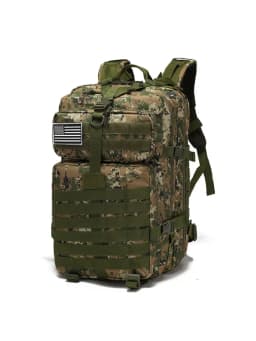 Tactical 50L Waterproof Backpack Multifunctional Laptop Double Shoulder 3P Bag for Hiking Camping Mountaineering