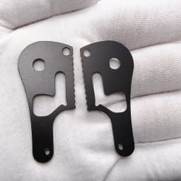 1pair 420 Stainless Liners Locking Tab for Genuine BM Bugout 535 Knife DIY Patch Modification Accessories