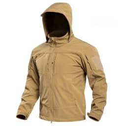 Men's Special Ops Military Tactical Soft Shell Winter Warm Fleece Lined Jacket Detachable Hood Coat Hiking Snowboard Windbreaker