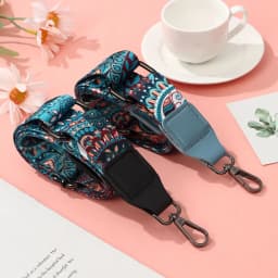 Nylon Bag Strap Woman Colored Wide Straps for Crossbody Messenger Shoulder Bag Accessories Adjustable Embroidered Belts Straps