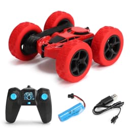 Remote Control Car, 4WD RC Car Toy, 2 Sided 360 Degree Flip Rotating Vehicle, Suitable For Outdoor Parties And Family Fun, Chris