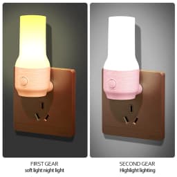 Bedside Lamp Night Light EU US Plug LED Night Light AC220V Bedroom Lamp Gift for Children Cute Night Lamp for Corridor WC