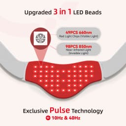 Hello Face L1 Neck Care Beauty Device 850nm Near-Infrared Light Therapy Neck Massage for Neck Pain Shoulder Fatigue Relief