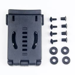 6PCS Large Nylon Belt Clip Loops With Button To Release for Knife Kydex Sheath Holster Carry Systerm Attachments Device