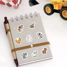 50-500pcs Cute Animals Sealing Sticker DIY PVC Laptop Decals Decoration Stiker Reward Gift Toys