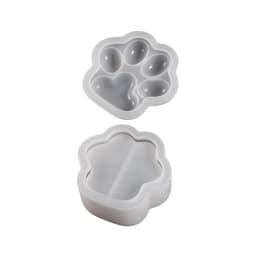 Cat Paw Storage Box Silicone Molds DIY Epoxy Resin Molds Ornament Making Tool R3MC