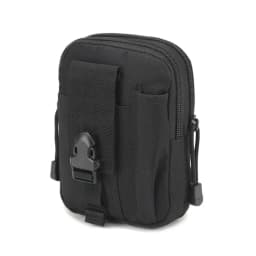 Universal EDC Tactical Molle Pouch Waist Bag with Cell Phone Holster Outdoor Gear Tool Gadget Pocket Belt Bags
