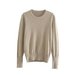 KEYANKETIAN Women's O-Necked Long Sleeves With Buttons Pullover Sweater Female Casual Solid High-Stretch Shirts Chic Ladies Top