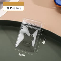 Drawer Organizer Self Sealing Plastic Jewelry Zip Lock Bags Reclosable Thick Transparent Ziplock Gift Packaging Storage Pouches