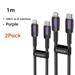Toocki USB C Cable to iP Cable PD 27W Fast Charging Cable for iPhone 14 13 Pro Max Pad Air Type C iP Data Cord for iPhone X XS
