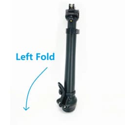 Litepro 412 E-Bike Electric Folding Bike Stem Outward/Right Folding Double Section Adjustable Stem 25.4mm Handlebar 28.6mm Fork