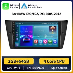 Podofo Android Car Radio For BMW 3-Series E90 E91 E92 E93 2005-2013 Android Auto Multimedia Player GPS Navigation RDS Head Unit