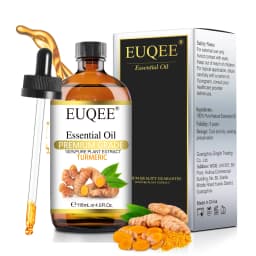 EUQEE 118ML Lavender Jasmine Eucalyptus Vanilla Peppermint Essential Oils with Glass Dropper|Aromatherapy, Humidifier,DIY Soap