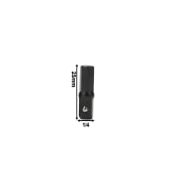 1/4" Drill Socket Adapter For Im Pa Ct Driver Hex Shank To Square Socket Extension 1/4 Inch For Mounting On A Hexagonal Tool