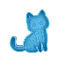 Cute Cat Silicone Mold DIY Earring Necklace Keychain Pendant Molds Super Glossy Animal Epoxy Resin Casting Mold Craft