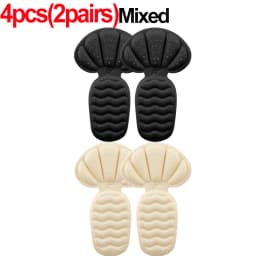 2/4pcs Thicken Sponge Heel Stickers Shoe Cushion Heel Protector Shoes Adjuster High Heels Inserts Heel Pads Shoe Half Insoles
