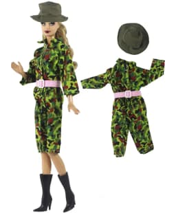 1 Set Doll Clothes 1:6 Scale Dress Outfit for 11.5 Inch 30cm Doll Many Style for Choice Gifts for Girls Doll Accessories #10