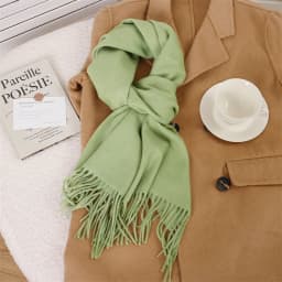70Color Solid Winter Women Scarf Warm Thicken Cashmere Shawl Outdoor Tassels Pashmina Lady Wrap Windproof Scarves Fashion Luxury