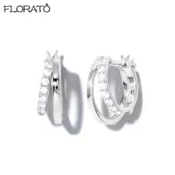 925 Silver Needle Korean Style Hoop Earrings Elegant Fashion Jewelry Minimalist Exquisite For Women Birthday Gifts