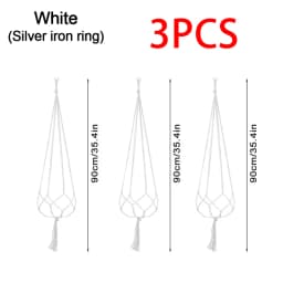 Hanging Plant Pot Hanging Basket Vases with Hook Creative Macrame Suspension Plant Planters for Hanging Flower Pot Net